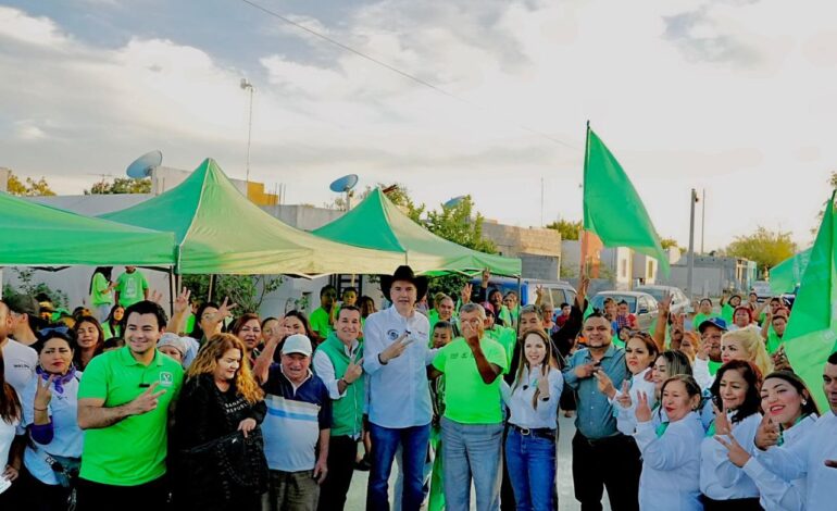 Inaugura Waldo nuevo comité del Partido Verde en Pesquería