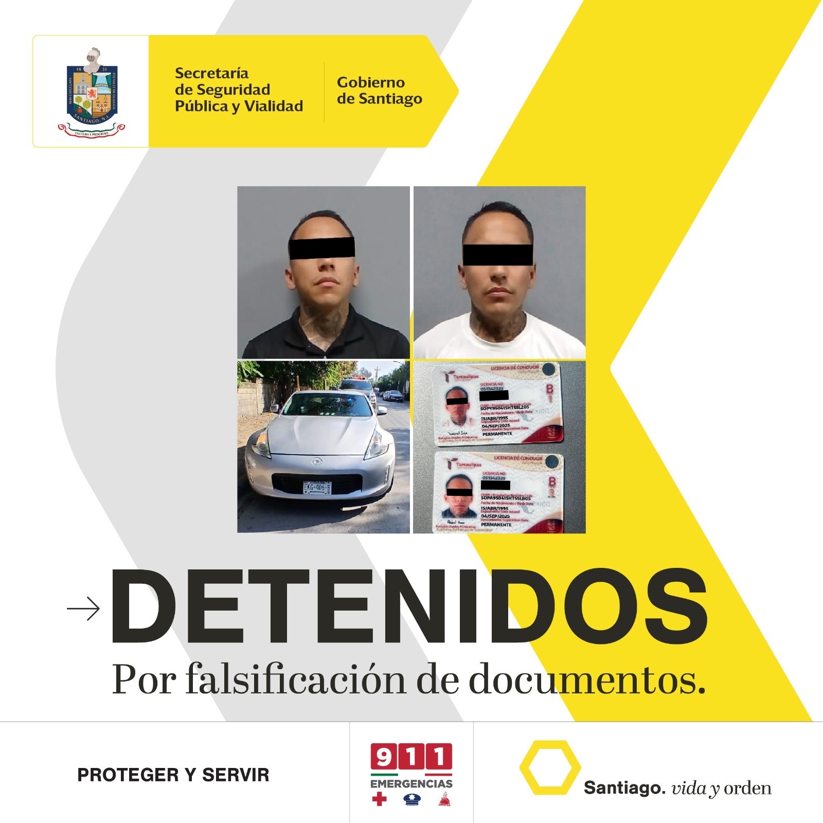 Los detienen por correlones y muestran licencias ¡falsas!