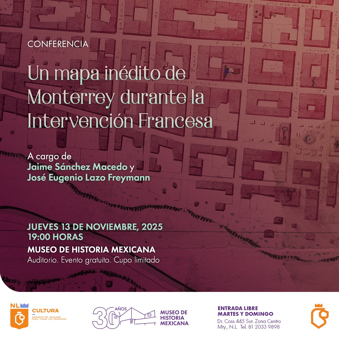Presentarán mapa inédito de la intervención francesa en Monterrey