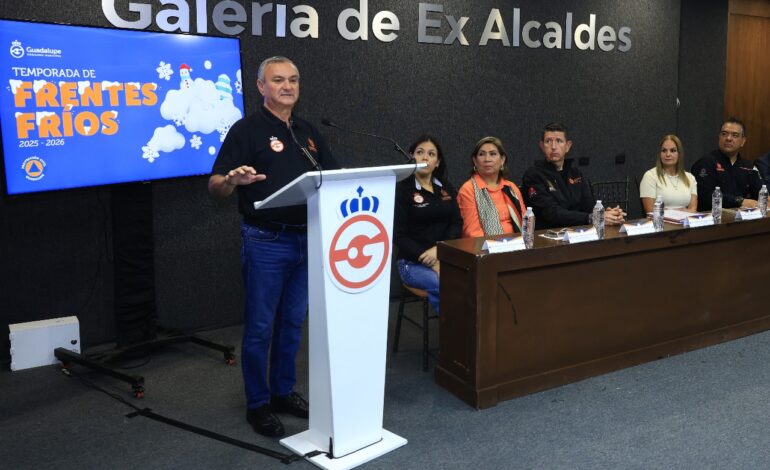 Activa Guadalupe Comité de Protección Civil por temporada invernal