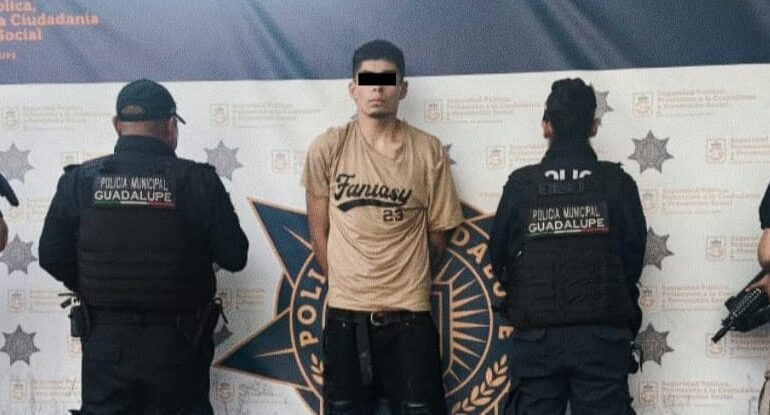 «El Güero» se daba gusto atracando negocios; Policía de Guadalupe lo atora