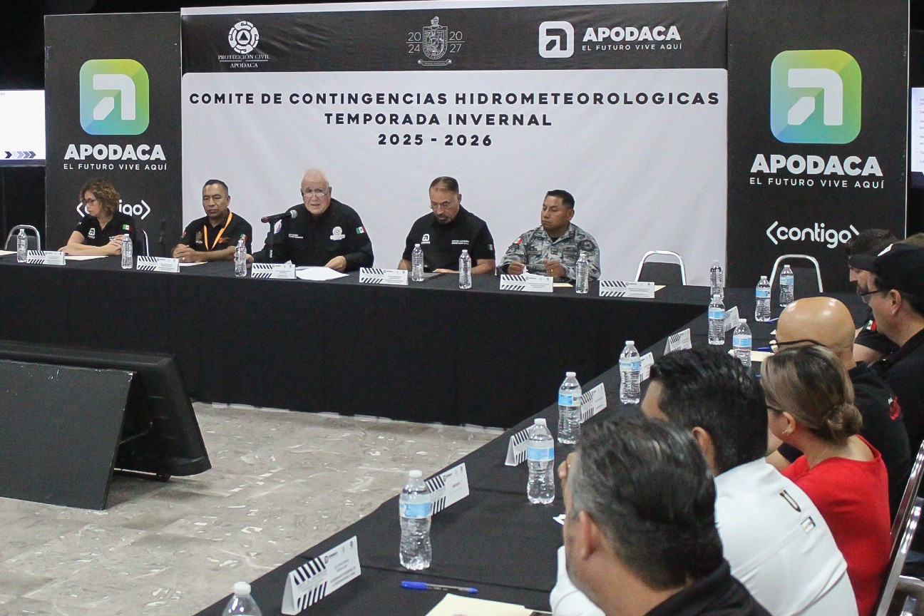 Presenta Apodaca programa de prevención por la Temporada Invernal 2025–2026