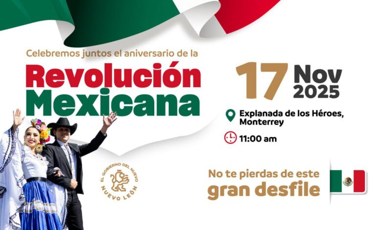 Invita Gobierno a desfile revolucionario este lunes 17 de noviembre