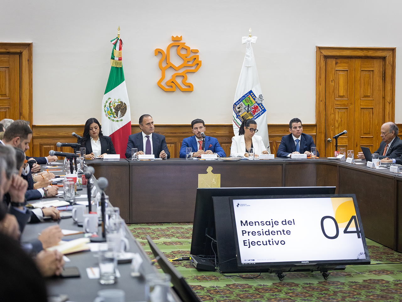 Encabeza Gobernador Sesión del Consejo Nuevo León para la Planeación Estratégica