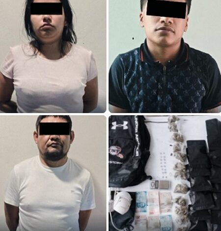 Por halconeo y narcomenudeo atoran en Guadalupe al «Kleber», a la»Viri» y al «»Felipón»