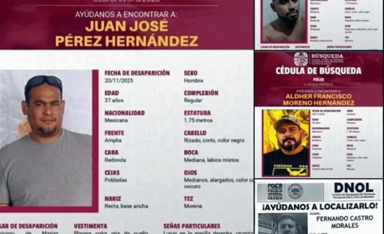 Desaparecen cuatro transportistas de Tamaulipas en Oaxaca