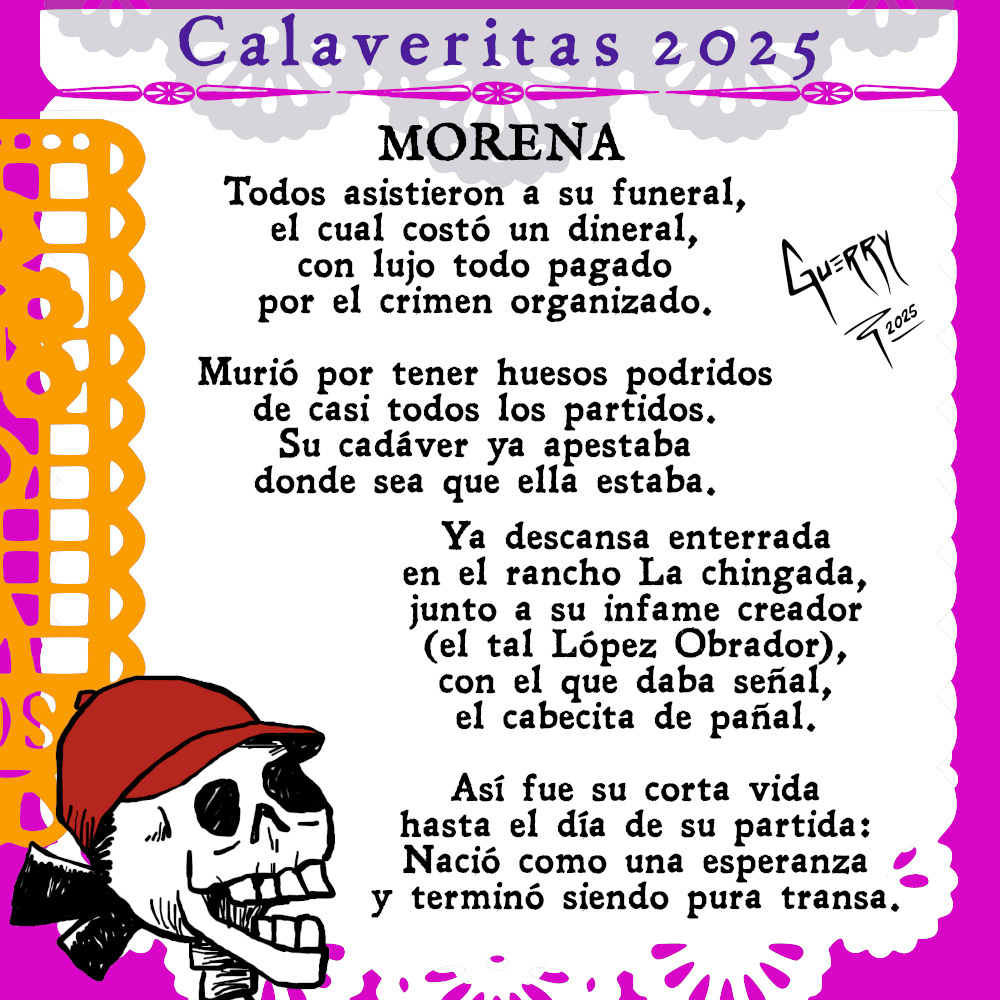 Calavera guinda