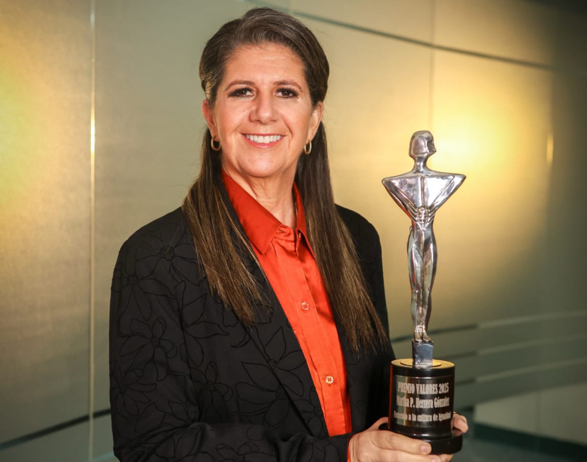 Recibe Martha Herrera el Premio Valores 2025