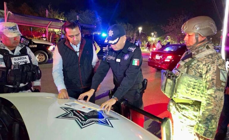 Encabeza Nava operativo táctico de seguridad en navidad