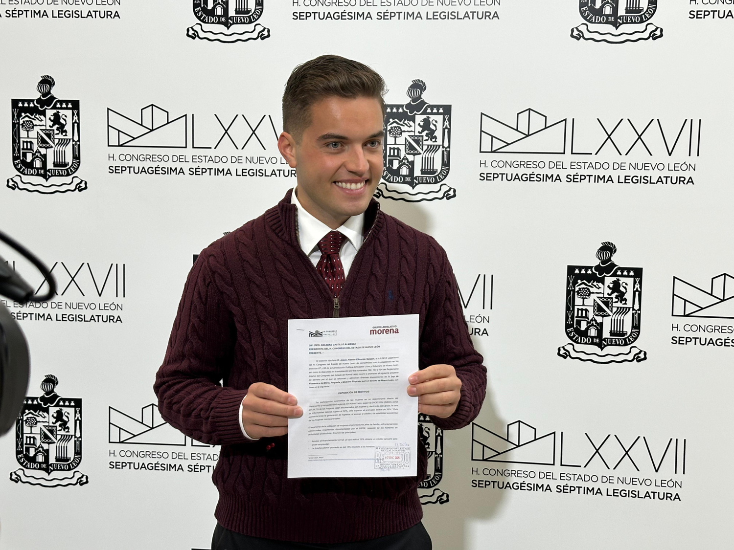 Propone Jesús Elizondo Salazar descuentos de ISN para emprendedoras jefas de familia