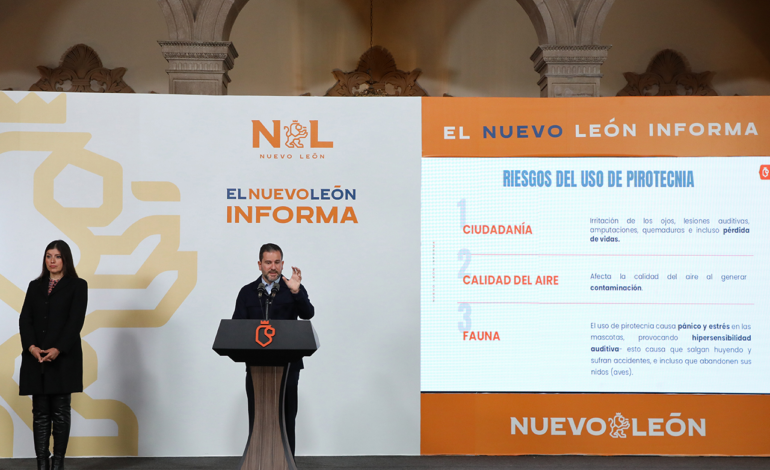 Disminución de pirotecnia en diciembre reduce significativamente la contaminación la ZMM