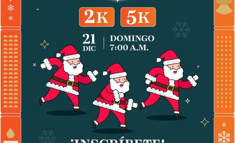 Carrera de Santas llevará el espíritu navideño a calles de Juárez