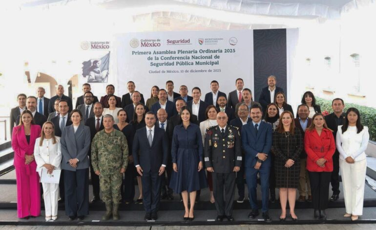 Asiste Adrián de la Garza a la Sesión Ordinaria de la Conferencia Nacional de Seguridad Pública Municipal