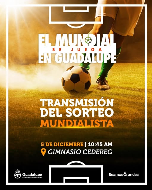 Guadalupe presente en el Sorteo Mundial de la FIFA