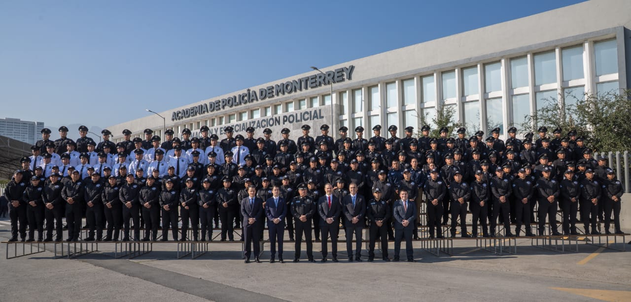 Incrementa Policía de Monterrey Estado de Fuerza