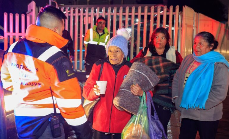 Activa Protección Civil Guadalupe operativo por bajas temperaturas