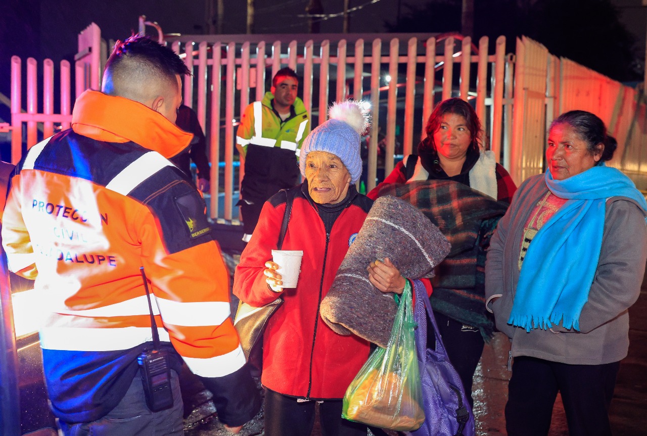 Activa Protección Civil Guadalupe operativo por bajas temperaturas
