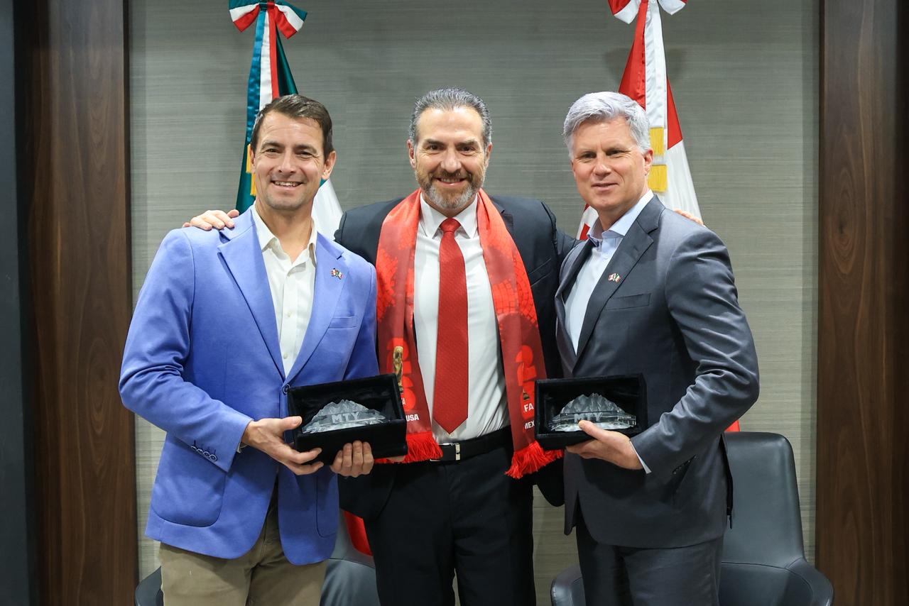 Recibe Adrián de la Garza visita de diplomáticos y funcionarios de Canadá 