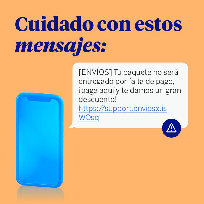 ¡Cuidado! alertan por estafas ligadas a envíos inexistentes
