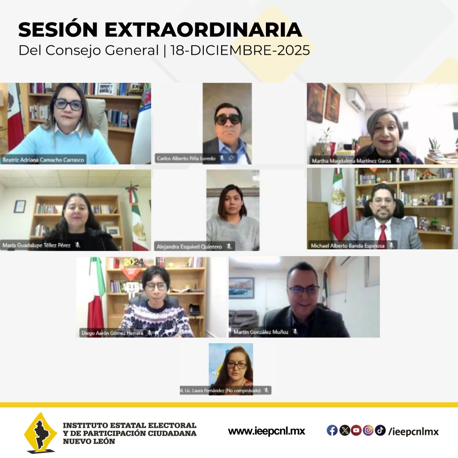 Acreditan Contralores Sociales ante el IEEPCNL