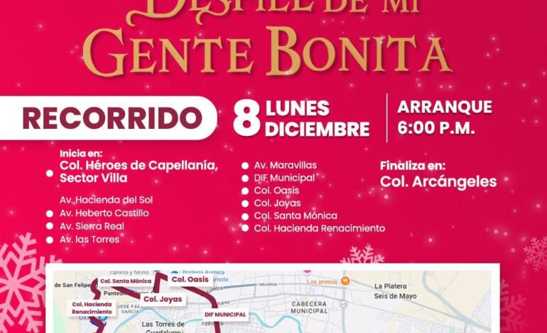 Invitan al desfile de «Mi Gente Bonita en García»
