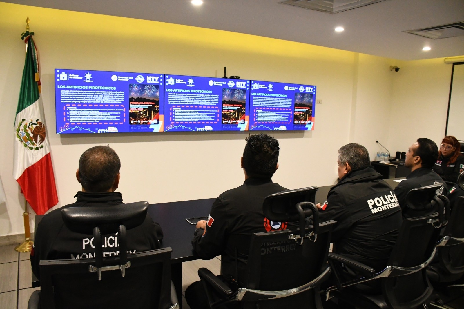 Realizan sesiones del Consejo Municipal de Protección Civil de Monterrey