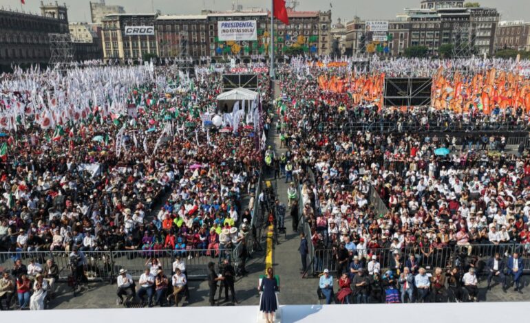 Niega Sheinbaum acarreo para movilización: «Nunca aceptaríamos eso», dice