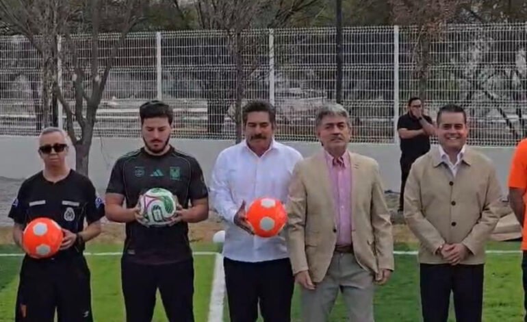 Entrega Samuel García infraestructura de nueva generación educativa en Pesquería