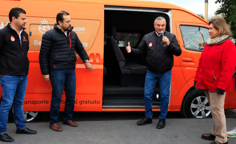 Cumple “Guadalupe nos Mueve” un año de servicio de transporte gratuito