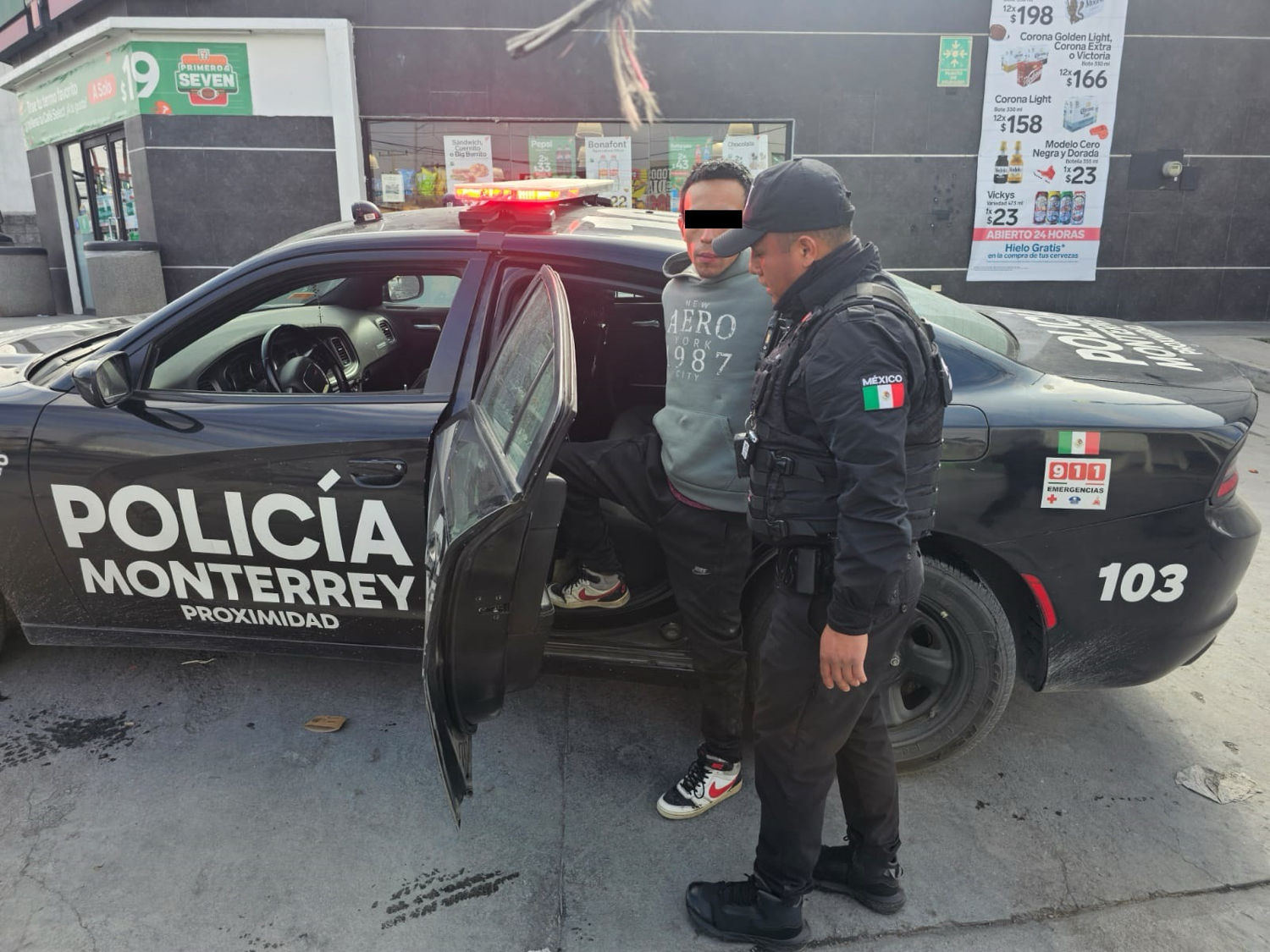 Pa no batallar, se llevó la caja registradora del Seven