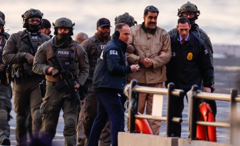 Maduro llega al tribunal de New York para su primera comparecencia