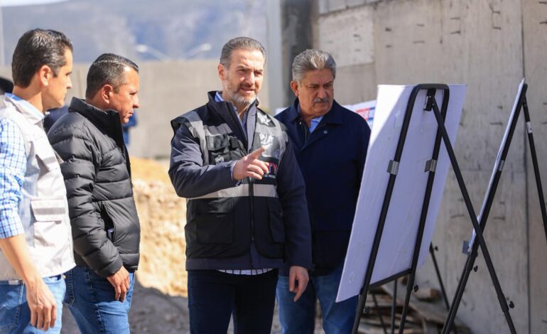 Supervisa Adrián de la Garza avance en construcción del C4 Norte