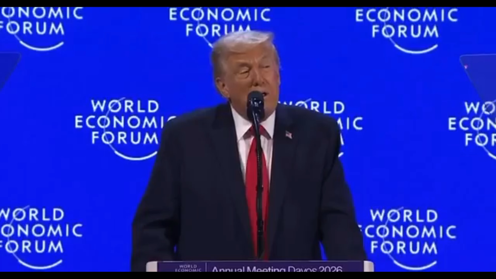 «Pronto atacaremos por tierra a ‘narcos'»: Trump en Davos