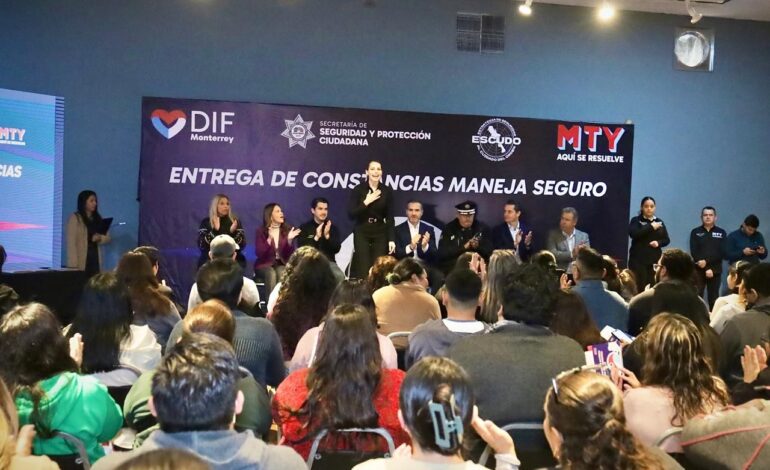 Llega DIF Monterrey a más de 800 beneficiados del programa «Maneja Seguro»