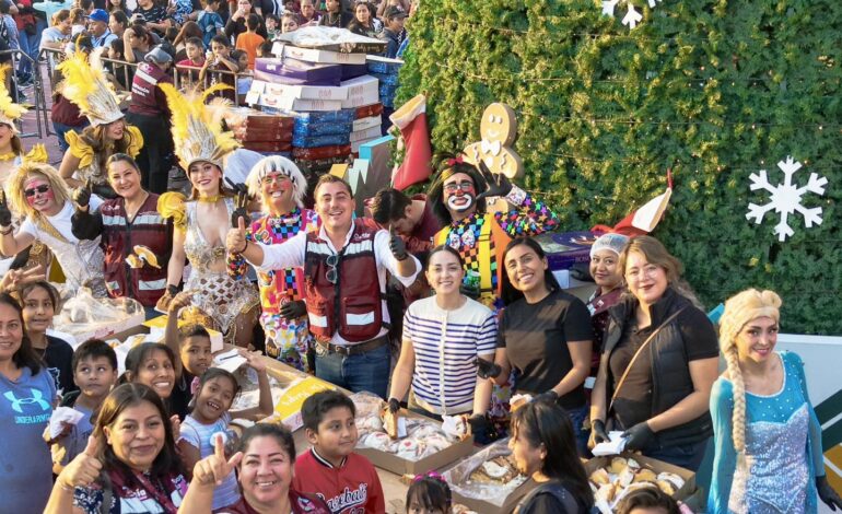 Encabeza Manuel Guerra Cavazos Macro festejo de Rosca de Reyes en García