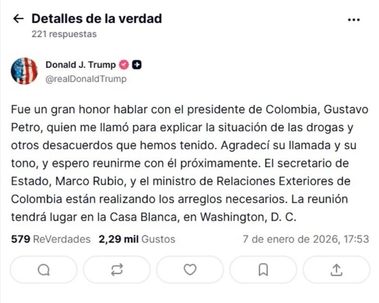 Petro se dobla… busca a Trump y acepta ir a la Casa Blanca
