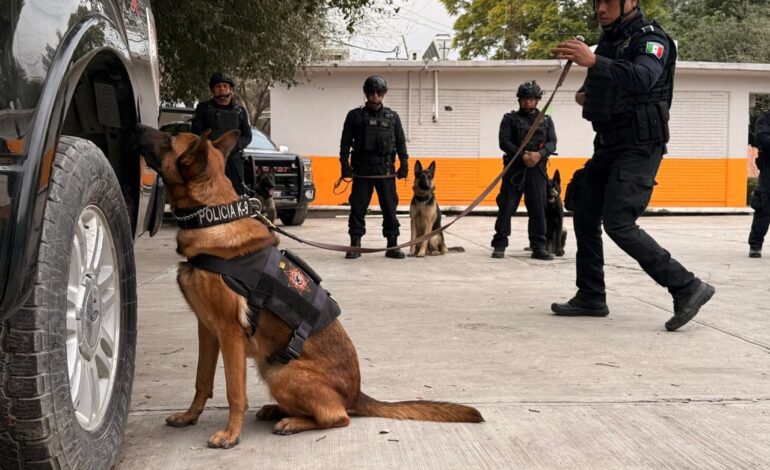 Fortalece Guadalupe adiestramiento de Binomios K9 rumbo al Mundial