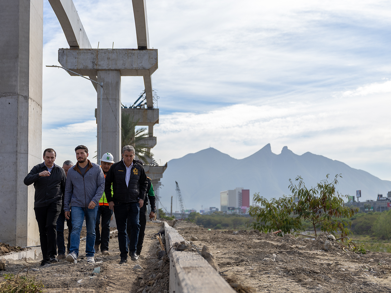 Arranca Gobernador obras del Parque Lineal Palacio Federal-Fundidora