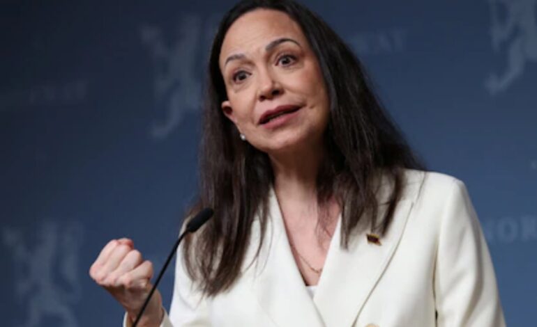 María Corina agradece a Trump por sus «valientes acciones» y señala que Venezuela está «Más cerca de la Libertad»