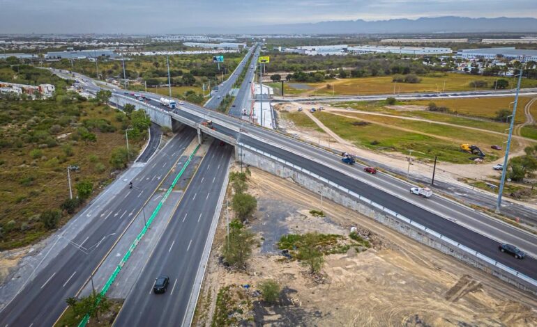 Continua Apodaca con  obras viales para mejorar la movilidad