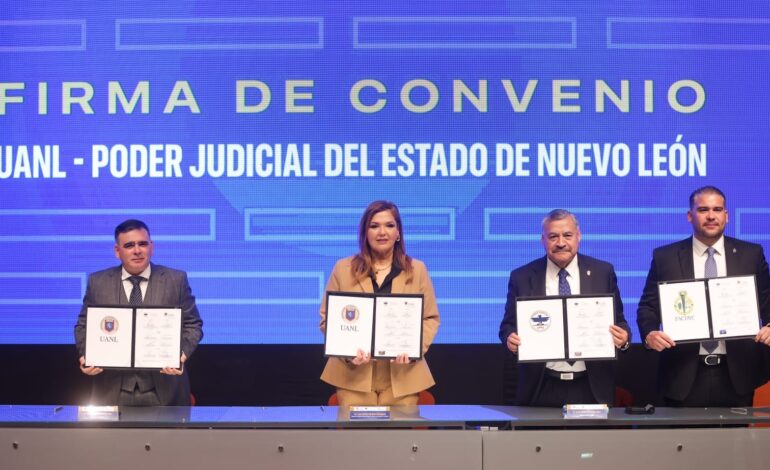 Acuerdan  FACDyC UANL y PJNL fortalecer la cultura de la legalidad y el estado de derecho