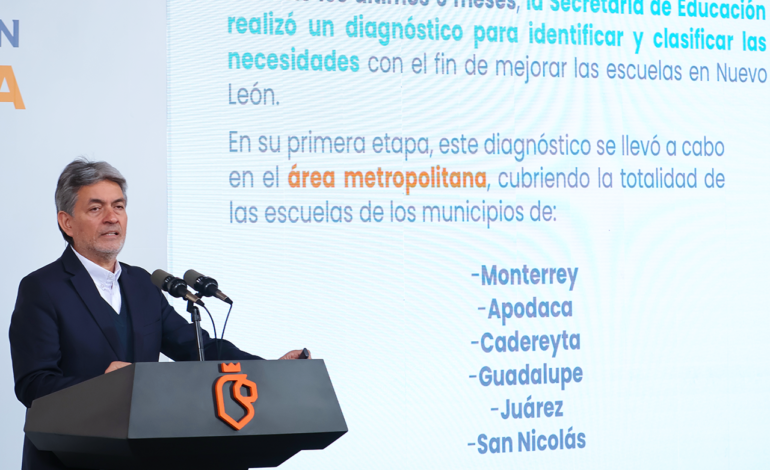 Proyecta Educación NL rehabilitar 590 planteles en el estado con programa “SOMOS ESCUELA