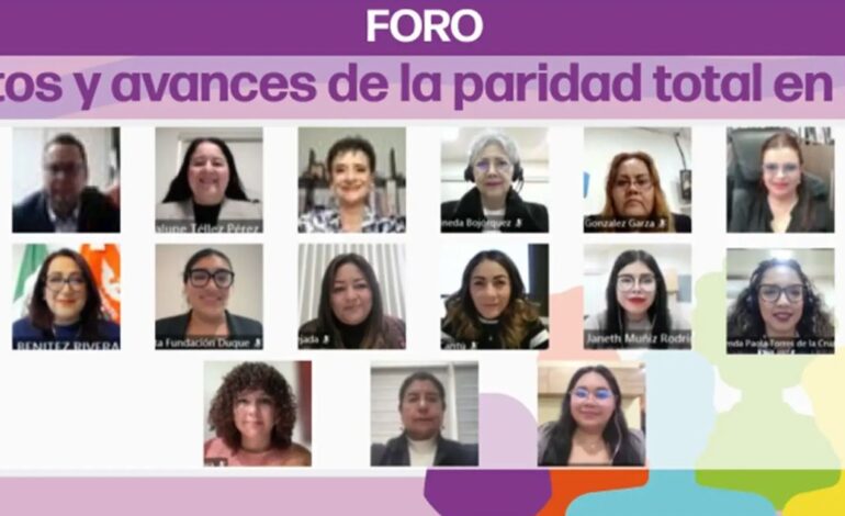 Abordan en Foro retos y avances de la paridad en México