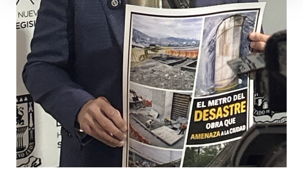 Denuncia De la Fuente que columnas del Monorriel en el río no tienen permiso de Conagua