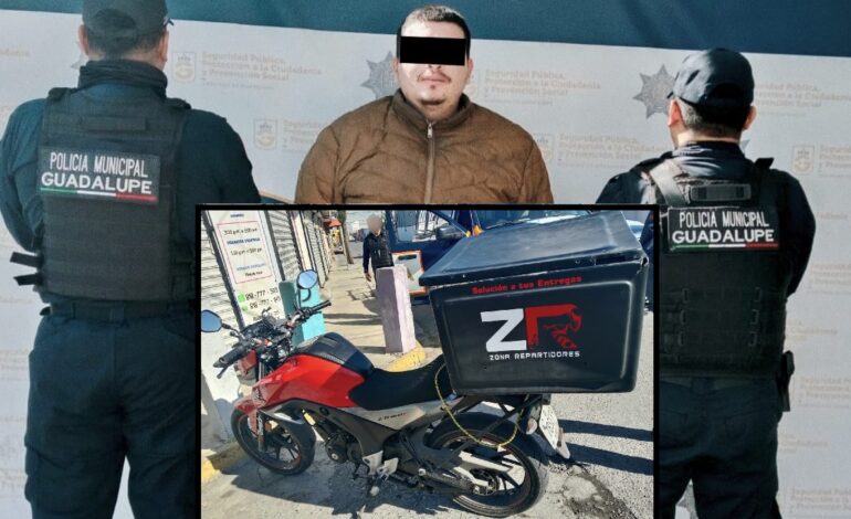 Es amante de las motos…¡pero ajenas!;cae por robo