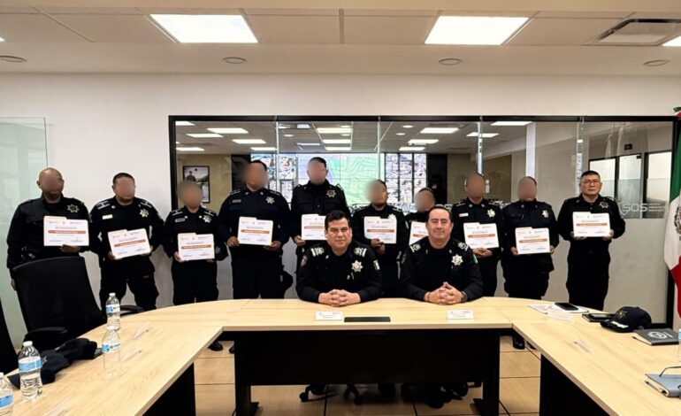 Reconoce Guadalupe a 56 de sus oficiales de Policía por acciones relevantes