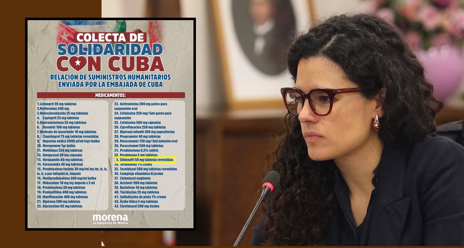 Pide Morena medicamentos oncológicos para Cuba, mientras en México escasean o no hay