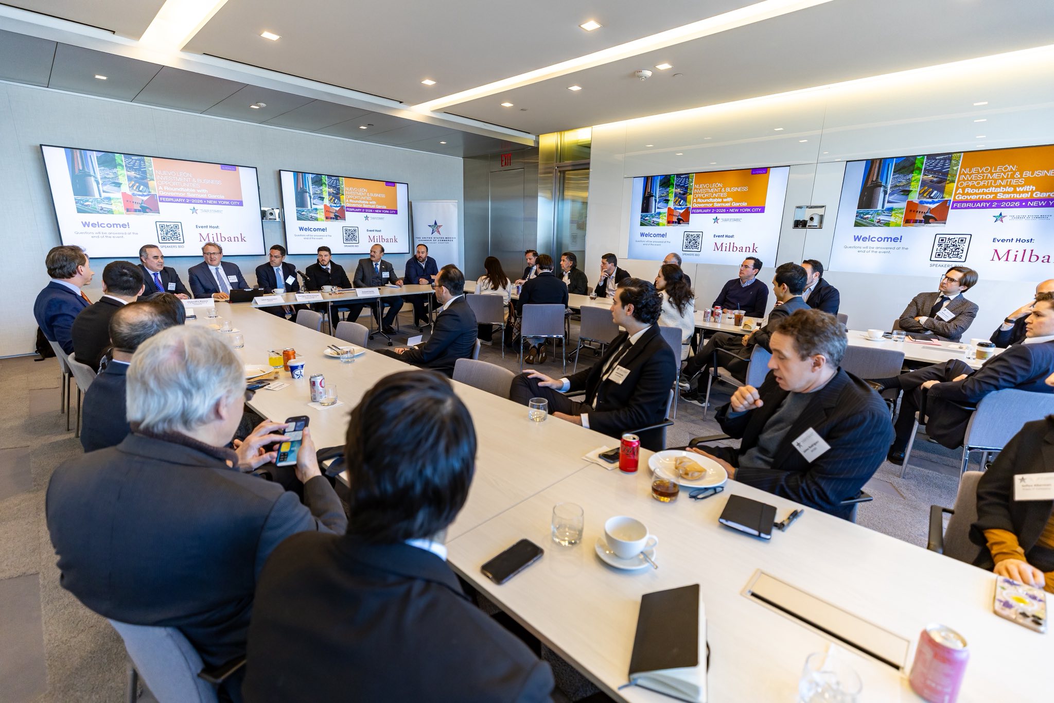 Expone Samuel ante Cámara de Comercio EU-México ventajas de invertir en Nuevo León