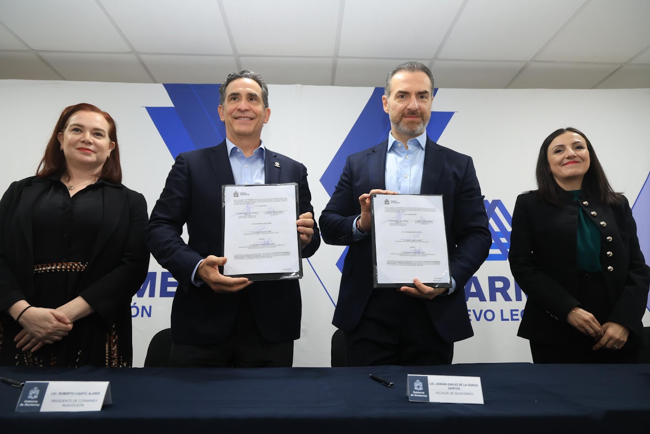 Monterrey y COPARMEX harán sinergia para impulsar el desarrollo económico de la Ciudad