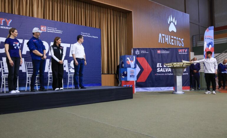 Inaugura Adrián de la Garza Copa Colegial Monterrey 3ª Edición